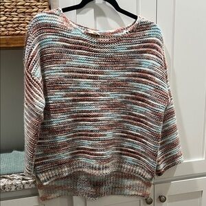 Hem & Thread Multicolor Striped Sweater